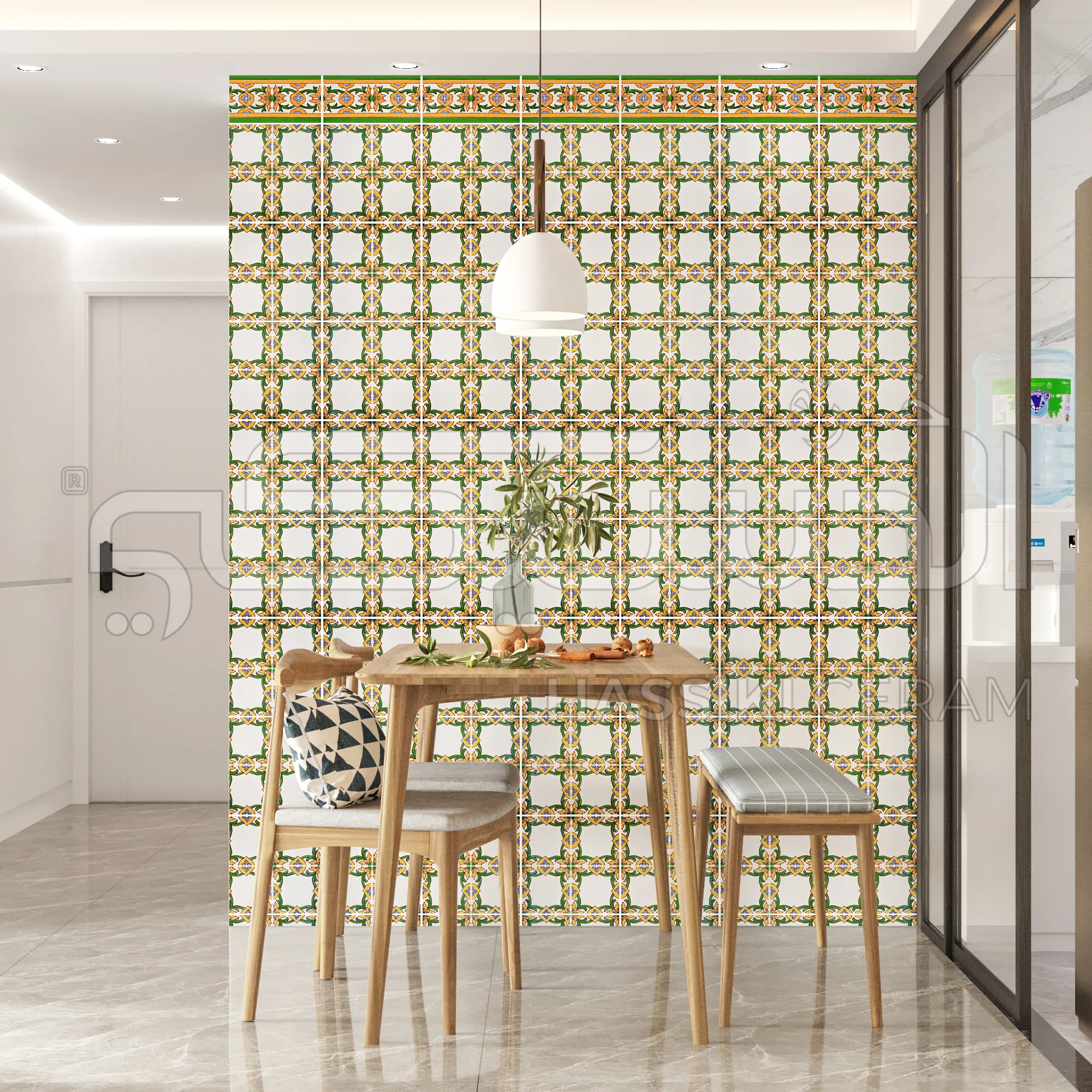 Salon avec carreaux Aine Horra 20×20